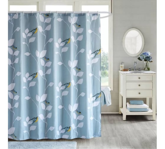 Штора для ванной комнаты Gota Rocio 8820 Bird 180х180  1/25 16217