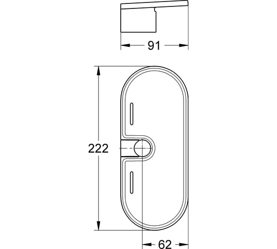 Мыльница GROHE Tempesta New 27596000