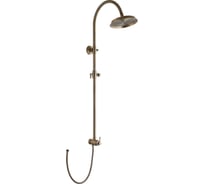Смеситель для ванны/душа SmartSant Винтаж короткий излив, керамический переключатель, с аксессуарами, бронза SM263503BR