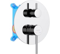 Смеситель для ванны Aquatek ЕВРОПА (внешняя и скрытая часть) AQ1346CR 00000135204