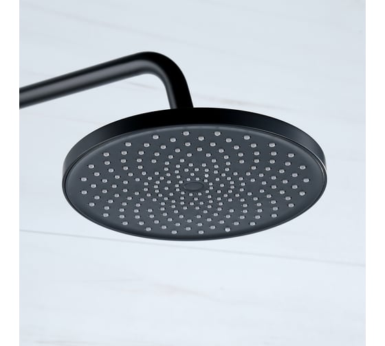 Верхний душ BOND Circle d235мм черного цвета B01-9988