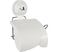Держатель для туалетной бумаги FECA на присоске с крышкой, белый 440721-0628