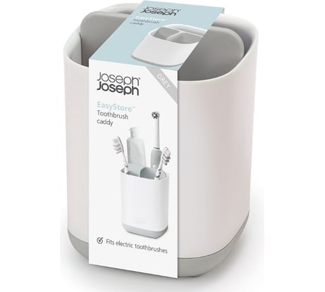 Органайзер для зубных щеток Joseph Joseph EasyStore белый-серый 70509