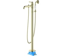 Напольный смеситель для ванны Aquatek КЛАССИК (внешняя и скрытая часть), полир. золото AQ1545PG 00000135278