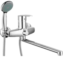Смеситель GROSS AQUA Nord для ванны, с длинным изливом 7517514С-35L F