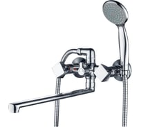 Смеситель GROSS AQUA Forma для ванны, с длинным изливом 7016084С-35L F