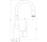 Смеситель GROSS AQUA ColorFlex для для кухни/ c гибким изливом 3241508G 2