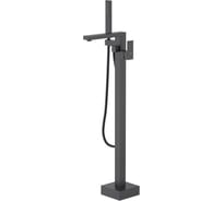 Напольный смеситель для ванны Aquatek ЛИБРА матовый черный AQ1645MB 00000135325