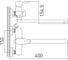 Смеситель GROSS AQUA Space для ванны, с длинным изливом 7515288С-35L F 2