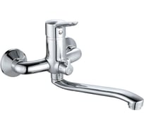 Смеситель GROSS AQUA Alfa для ванны, с длинным изливом 7211313C-35S