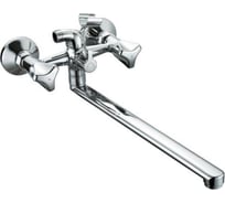 Смеситель GROSS AQUA Astra для ванны, с длинным изливом 7088045С-35F