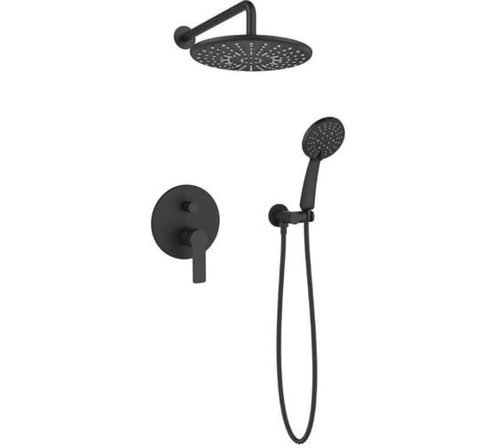 Душевая система скрытого монтажа ESKO 6в1 Singapore Black 6in1 SB