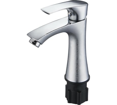 Смеситель для умывальника с монолитным изливом, xромированный Solone FAB1-A020