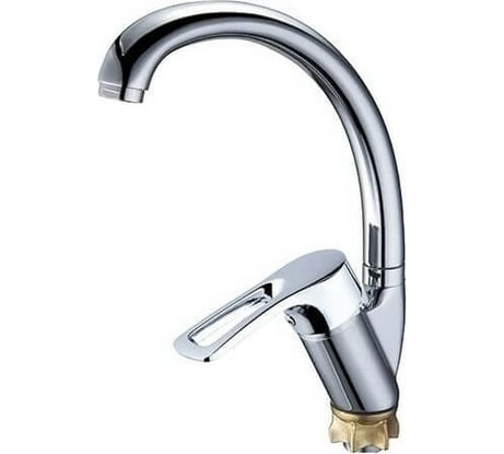 Смеситель для умывальника с повортным изливом 360 градусов, xром Solone KAK4-A181