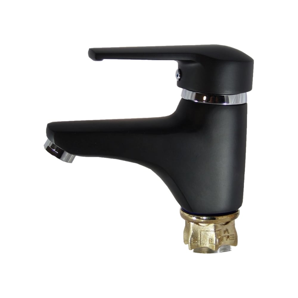 Смеситель для раковины умывальника G-lauf с коротким изливом, черный ...