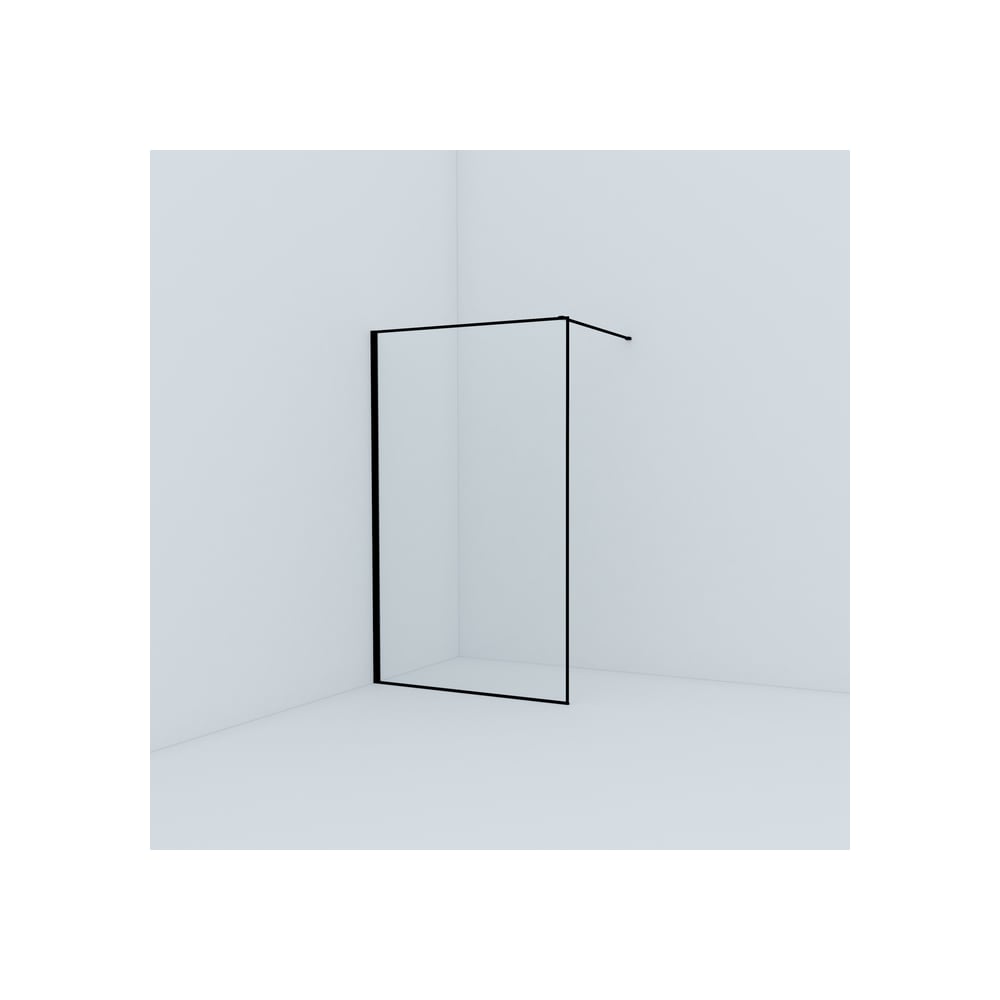Душевая перегородка IDDIS Slide Walk In, черная, 120x195 см SLI8BS2i23 ...