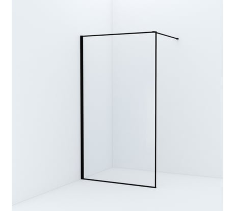 Душевая перегородка Walk In IDDIS черный 110x195, Слайд (Slide), , SLI8BS7i23