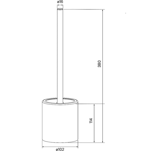 Ерш IDDIS нержавеющая сталь, 02 BRU02POi47