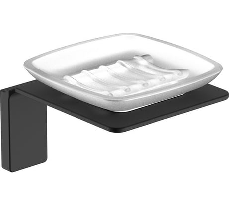 Мыльница IDDIS Slide матовое стекло, сплав металлов, SLIBSG0i42