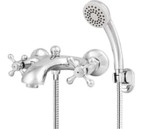 Смеситель для ванны Mix&Fix Соффрон двуручный, с аксессуарами тов-155219