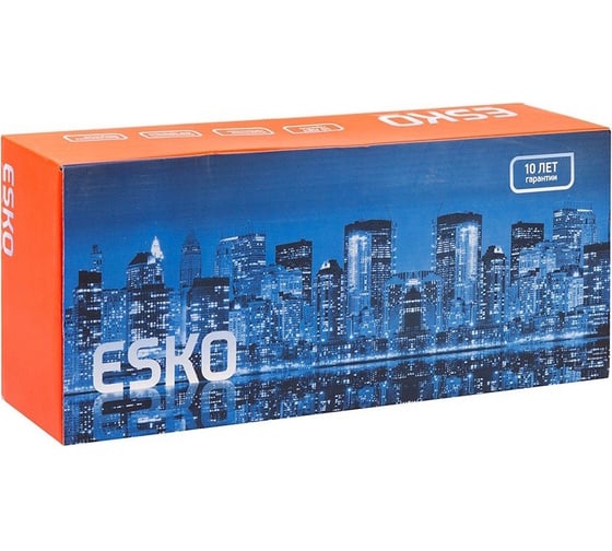 Смеситель для ванны ESKO London латунь, с длинным поворотным изливом, 35 см и душевой лейкой, хром, Чехия LD31