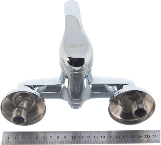 Смеситель для ванны и душа ESKO Riga латунный, без душевой лейки, хром ...