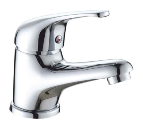 Смеситель для раковины и умывальника ESKO Riga  латунный, с литым изливом, хром, Чехия RG26