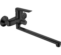 Смеситель для ванны ESKO "Lagos Black" излив 300 мм LG31B