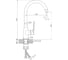 Смеситель для кухни ESKO "Lagos Black" R-излив LG519B 6