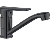 Смеситель для кухни и раковины ESKO "Lagos Black" излив 140 мм LG15B