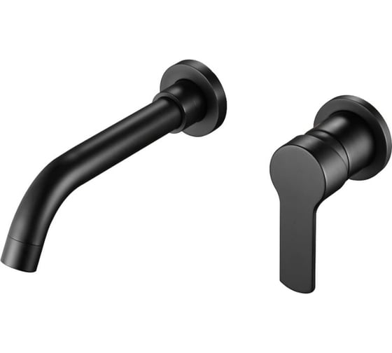 Смеситель скрытого монтажа для умывальника ESKO black SM28 B