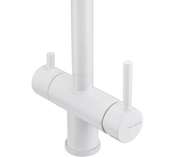 Смеситель для кухни с фильтром MILACIO Ultra 559 белый матовый MCU.559.WH