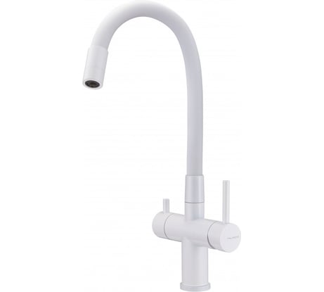 Смеситель для кухни с фильтром MILACIO Ultra 560 белый матовый MCU.560.WH