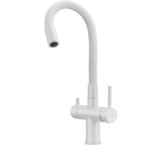 Смеситель для кухни с фильтром MILACIO Ultra 560 белый матовый MCU.560.WH