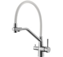 Смеситель для кухни с подключением к фильтру ESKO R-излив белый K25 W