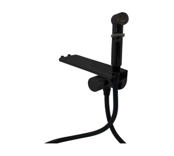 Смеситель скрытого монтажа с гигиеническим душем ESKO "Bangkok Black" SMHBGB