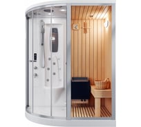 Сауна Teymi Lina с гидромассажной кабиной, 180х110 см, правая YT00250354