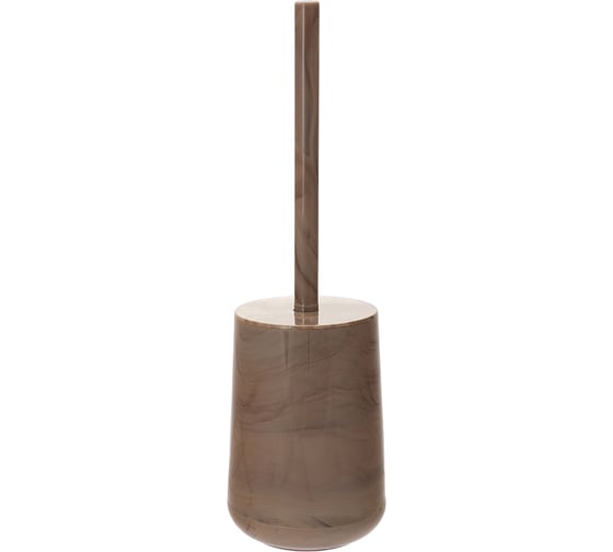 Ершик для унитаза с подставкой VIALEX ELEGANCE MARBLE EYM102-latte 1