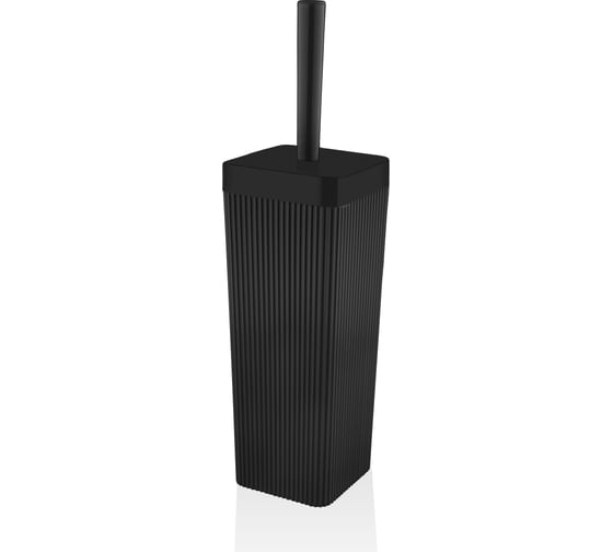 Ершик для унитаза с подставкой VIALEX COLUMB CKB401T-black 1