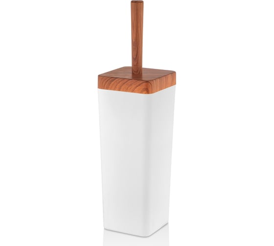 Ершик для унитаза с подставкой VIALEX ELITE KB210V-white 1