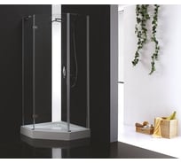 Душевой уголок Cezares BERGAMO-W-P-1-100-C-Cr-L-IV