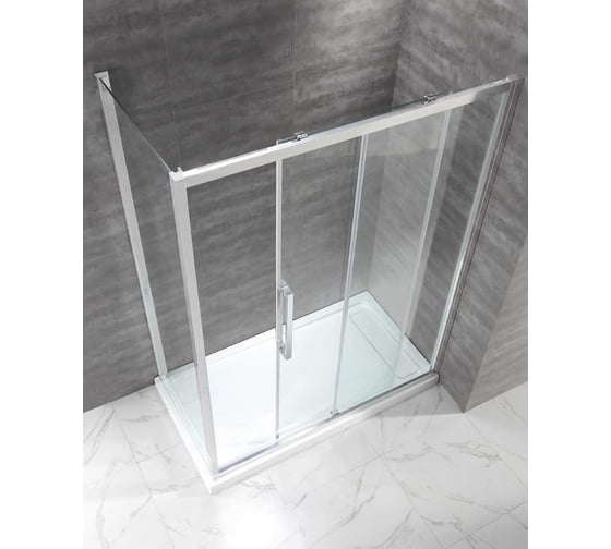 Душевой уголок Cezares LUX-SOFT-W-AH-1-130/90-C-Cr-IV 1