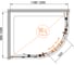 Душевой уголок Cezares ECO-O-RH-2-120/100-C-Cr 5