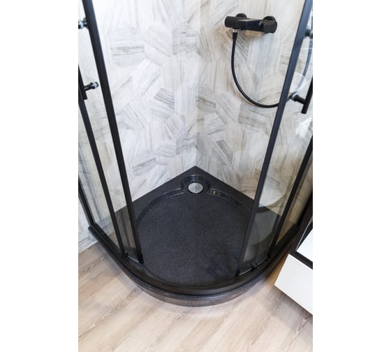 Душевой уголок Cezares ECO-O-R-2-100-C-NERO
