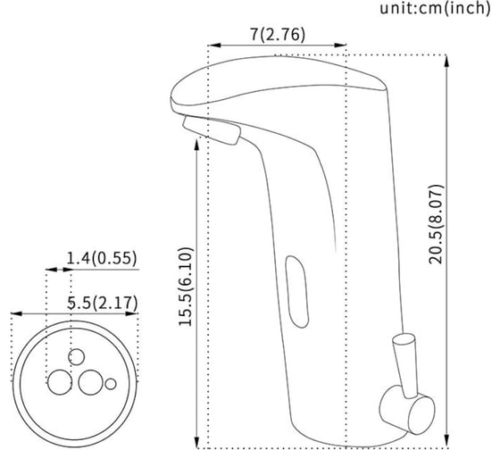Сенсорный смеситель Savol GY8802 40103
