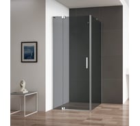 Душевой уголок Cezares SLIDER-AH-1-100-90/100-GRIGIO-Cr