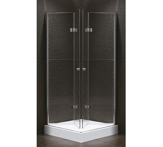 Душевой уголок Cezares ELENA-W-ASH-2-100/90-C-Cr
