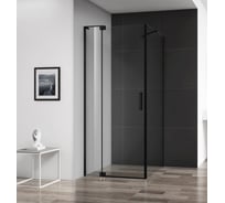 Душевой уголок Cezares SLIDER-AH-1-80-100/110-C-NERO