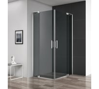 Душевой уголок Cezares SLIDER-AH-2-90/100-100/110-GRIGIO-Cr