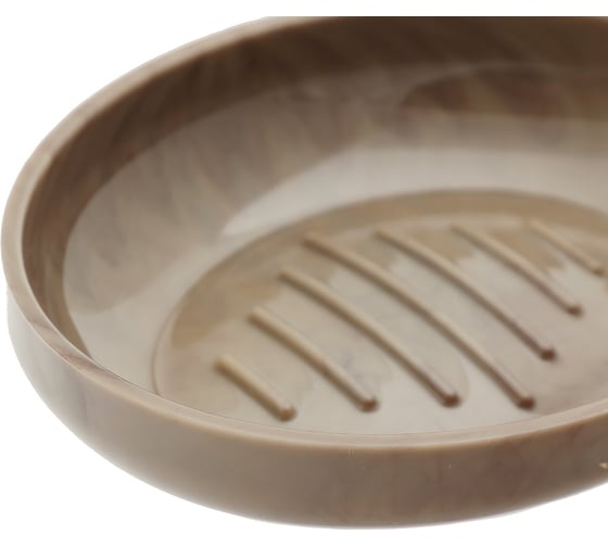 Мыльница VIALEX ELEGANCE MARBLE арт EYM105-latte
